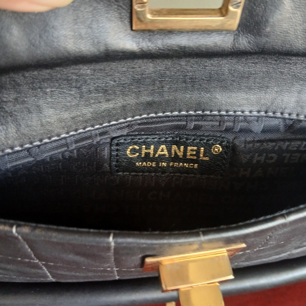 Rare CHANEL Mademoiselle Double Ressue Flap Handbag - Picture 10 of 16